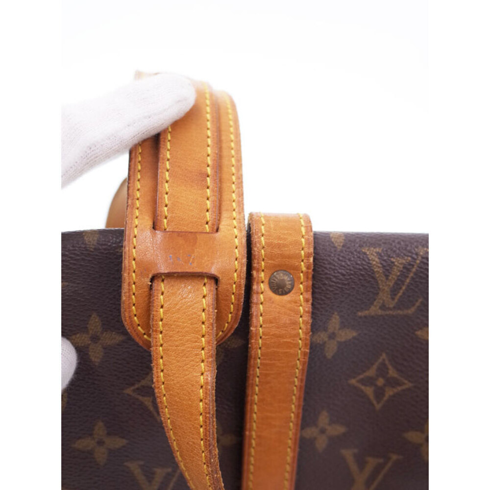 Louis Vuitton Monogram Leather Brown Saumur Shoulder Bag - Picture 8 of 8